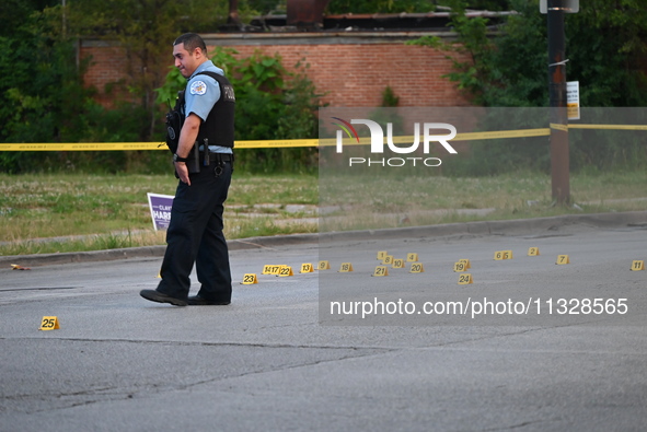 Chicago police are on the scene of a mass shooting that is leaving one person critically hurt and three other people wounded. The mass shoot...