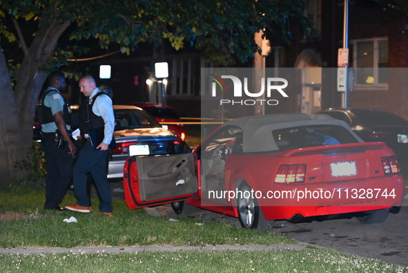 A 52-year-old male victim is being shot in a parked vehicle in Chicago, Illinois, United States, on June 13, 2024. At approximately 8:54 p.m...