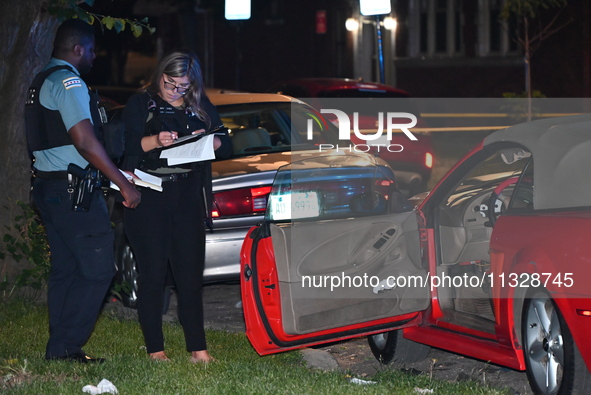 A 52-year-old male victim is being shot in a parked vehicle in Chicago, Illinois, United States, on June 13, 2024. At approximately 8:54 p.m...