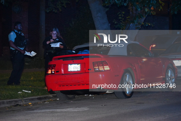 A 52-year-old male victim is being shot in a parked vehicle in Chicago, Illinois, United States, on June 13, 2024. At approximately 8:54 p.m...