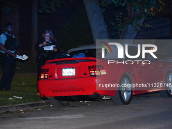 A 52-year-old male victim is being shot in a parked vehicle in Chicago, Illinois, United States, on June 13, 2024. At approximately 8:54 p.m...