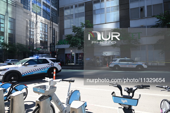 A shooting is happening at Whole Foods Market in Chicago, Illinois, United States, on June 14, 2024. On Friday morning around 8:37 a.m., one...