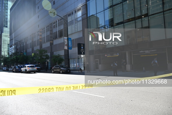 A shooting is happening at Whole Foods Market in Chicago, Illinois, United States, on June 14, 2024. On Friday morning around 8:37 a.m., one...