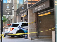 Chicago police are staging at the Whole Foods Market parking garage. A 50-year-old male victim is wounded in a shooting outside of Whole Foo...