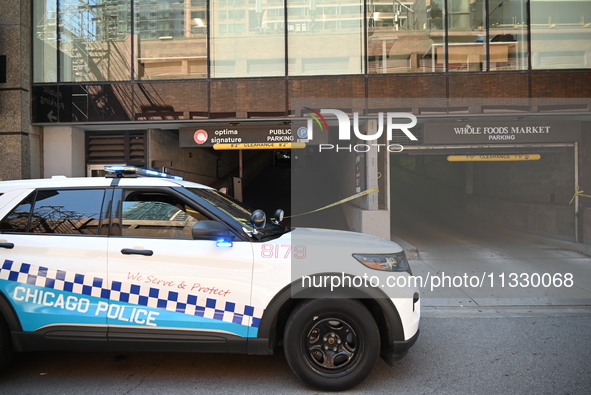 Chicago police are staging at the Whole Foods Market parking garage. A 50-year-old male victim is wounded in a shooting outside of Whole Foo...