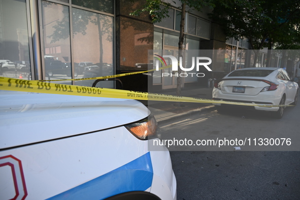 Chicago police are locating shell casings outside of the front entrance to Whole Foods Market. A 50-year-old male victim is being wounded in...