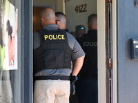 Police officers and federal agents are converging on Oakton Spa to execute a search warrant. Homeland Security Investigations Agents and Sko...