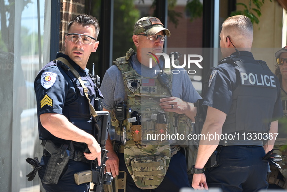 Police officers and federal agents are converging on Oakton Spa to execute a search warrant. Homeland Security Investigations Agents and Sko...