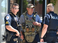 Police officers and federal agents are converging on Oakton Spa to execute a search warrant. Homeland Security Investigations Agents and Sko...