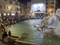 The Trevi Fountain is being seen in Rome, Italy, on June 14, 2024 (