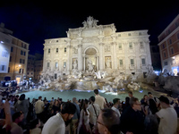 The Trevi Fountain is being seen in Rome, Italy, on June 14, 2024 (