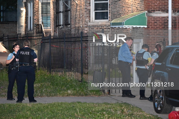 A 13-year-old male victim is being shot and killed in Chicago, Illinois, United States, on June 14, 2024. At approximately 8:24 p.m., Friday...