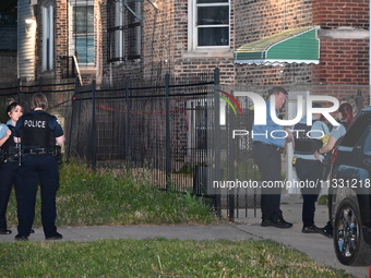 A 13-year-old male victim is being shot and killed in Chicago, Illinois, United States, on June 14, 2024. At approximately 8:24 p.m., Friday...