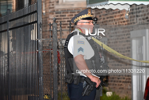 A 13-year-old male victim is being shot and killed in Chicago, Illinois, United States, on June 14, 2024. At approximately 8:24 p.m., Friday...