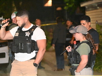 Three people are being shot in Chicago, Illinois, United States, on June 14, 2024. At approximately 10:19 p.m., Friday evening, on the 500 b...