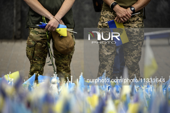 LGBT representatives are honoring the memory of Artur Snitkus, a representative of Ukraine's queer community and serviceman, and all Ukraini...