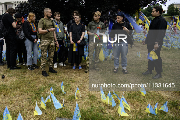 LGBT representatives are honoring the memory of Artur Snitkus, a representative of Ukraine's queer community and serviceman, and all Ukraini...