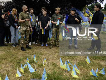 LGBT representatives are honoring the memory of Artur Snitkus, a representative of Ukraine's queer community and serviceman, and all Ukraini...