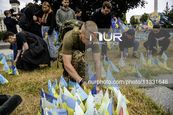 LGBT representatives are honoring the memory of Artur Snitkus, a representative of Ukraine's queer community and serviceman, and all Ukraini...