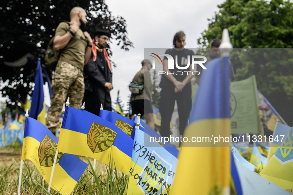 LGBT representatives are honoring the memory of Artur Snitkus, a representative of Ukraine's queer community and serviceman, and all Ukraini...