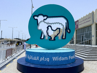 A general view of the livestock market ahead of the Muslim festival of Eid al-Adha in Doha, Qatar, on June 15, 2024. Muslims in Qatar are ce...