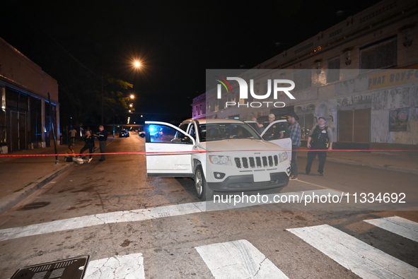 Two people shot in Chicago, Illinois, United States on June 15, 2024. At approximately 9:28 p.m., Saturday evening on the 6100 block of S. K...