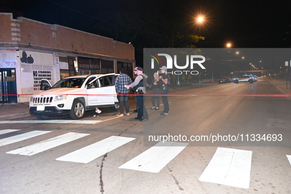 Two people shot in Chicago, Illinois, United States on June 15, 2024. At approximately 9:28 p.m., Saturday evening on the 6100 block of S. K...