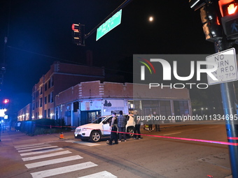 Two people shot in Chicago, Illinois, United States on June 15, 2024. At approximately 9:28 p.m., Saturday evening on the 6100 block of S. K...