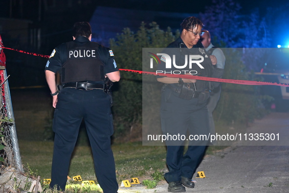 Chicago police are on the scene of a fatal early morning Father's Day shooting of an unidentified male due to the number of gunshot wounds s...