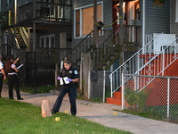 A 14-year-old girl is being wounded by gunfire after a bullet pierces through the window of a house in Chicago, Illinois, United States, on...