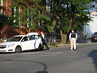 A 26-year-old male is being shot and killed on Father's Day while inside a vehicle in Chicago, Illinois, United States, on June 16, 2024. At...