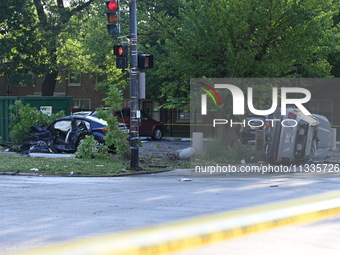 Chicago police are investigating a vehicle collision involving two vehicles on the 2600 block of S. California Avenue in Chicago, Illinois,...