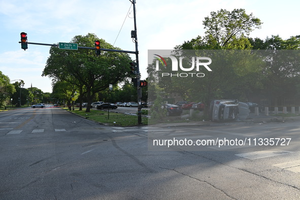 Chicago police are investigating a vehicle collision involving two vehicles on the 2600 block of S. California Avenue in Chicago, Illinois,...