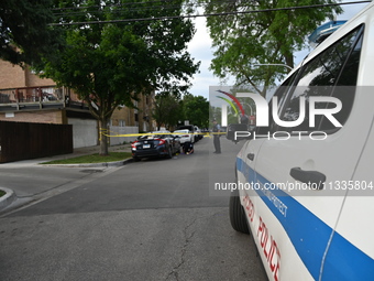 A 17-year-old male is being shot in Chicago, Illinois, United States, on June 16, 2024. At approximately 4:50 a.m. on Sunday morning, a 17-y...