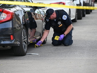 A 17-year-old male is being shot in Chicago, Illinois, United States, on June 16, 2024. At approximately 4:50 a.m. on Sunday morning, a 17-y...