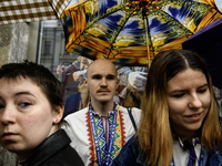 Nearly 500 people are participating on Sunday in Ukraine's capital, Kyiv, in an Equality March organized by the LGBT+ community that is gath...