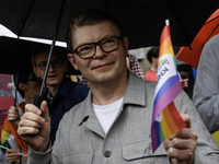 Deputy Head of the EU Delegation to Ukraine Remi Duflot is taking part in the Equality March, organized by the LGBT+ community that is gathe...