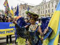 Nearly 500 people are participating on Sunday in Ukraine's capital, Kyiv, in an Equality March organized by the LGBT+ community that is gath...