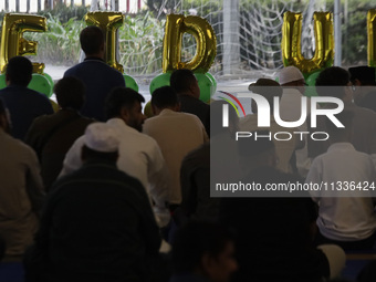 Members of the Muslim community in Mexico City, Mexico, on the occasion of the celebration of Eid al-Adha (Feast of Sacrifice), are gatherin...