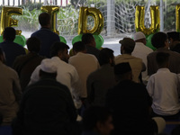 Members of the Muslim community in Mexico City, Mexico, on the occasion of the celebration of Eid al-Adha (Feast of Sacrifice), are gatherin...