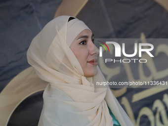 A member of the Muslim community is celebrating Eid al-Adha (Feast of the Sacrifice) inside the facilities of the Plan Sexenal in Mexico Cit...