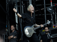 Mike Dirnt of Green Day is performing live in concert during the IDays Festival 2024 in Milano, Italy, on June 16, 2024 (