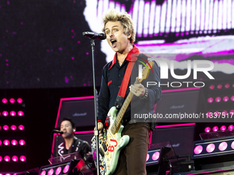 Billie Joe Armstrong of Green Day is performing live in concert during the IDays Festival 2024 in Milano, Italy, on June 16, 2024 (