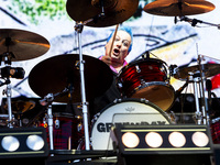 Tre Cool of Green Day is performing live in concert during the IDays Festival 2024 in Milano, Italy, on June 16, 2024 (