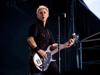 Mike Dirnt of Green Day is performing live in concert during the IDays Festival 2024 in Milano, Italy, on June 16, 2024 (