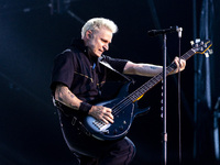 Mike Dirnt of Green Day is performing live in concert during the IDays Festival 2024 in Milano, Italy, on June 16, 2024 (