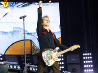 Billie Joe Armstrong of Green Day is performing live in concert during the IDays Festival 2024 in Milano, Italy, on June 16, 2024 (