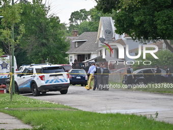 Chicago police are investigating the fatal shooting that is critically injuring one person and killing another on Father's Day. Two people a...