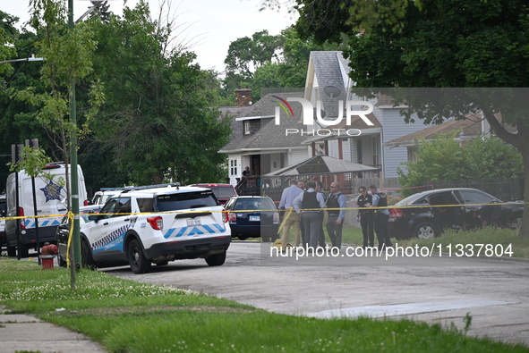 Chicago police are investigating the fatal shooting that is critically injuring one person and killing another on Father's Day. Two people a...