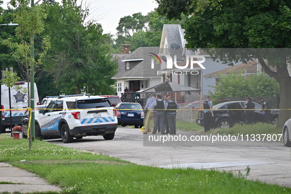 Chicago police are investigating the fatal shooting that is critically injuring one person and killing another on Father's Day. Two people a...